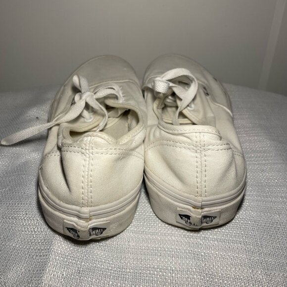 Vans Unisex 507452 White Casual Shoes Sneakers Men’s 7 Women’s 8.5 Low Profile - Picture 4 of 7